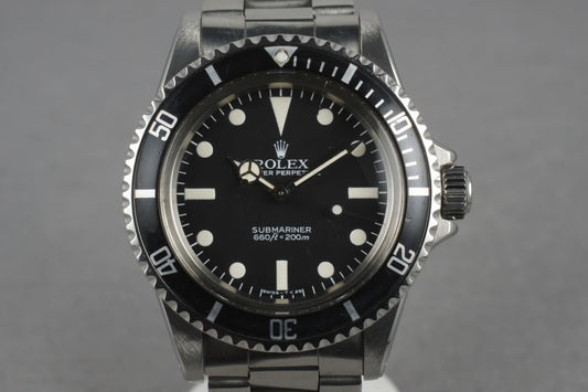 1984 Rolex Submariner  5513 with Maxi Mark V Dial