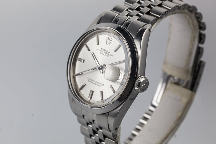 1970 Rolex DateJust 1600 with Silver Sigma Dial
