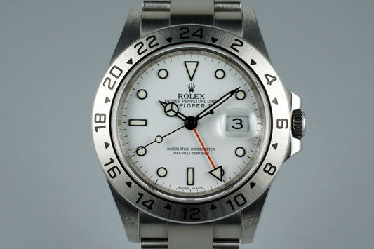 2009 Rolex Explorer II 16570T with Box and Papers with 3186 Movement
