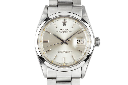 1969 Rolex DateJust 1600 Silver Dial