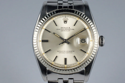 1972 Rolex Datejust 1601 Silver Sigma Dial