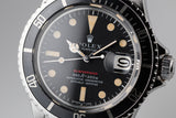 1972 Rolex Red Submariner 1680 with MK IV Dial