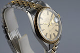 1968 Rolex Two Tone DateJust 1601Non-Luminous Matte Champagne Dial