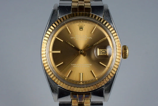 1971 Rolex Two Tone DateJust 1601 with Brown Dial