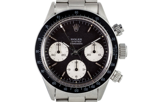 1973 Rolex Daytona 6263 with Black Sigma Dial with Service Papers