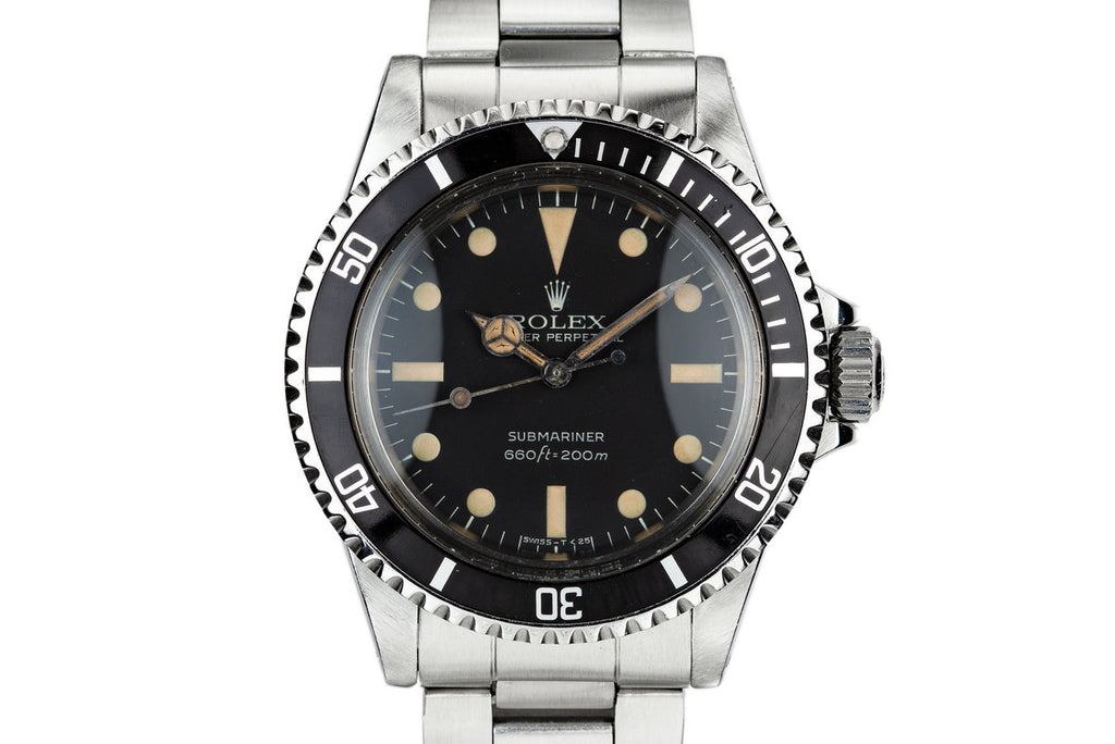 1980 Rolex Submariner 5513 with Mark 2 Maxi Dial
