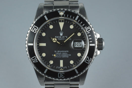 1983 Rolex Submariner 16800 with Box and Papers