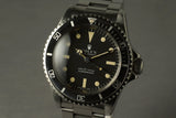 1966 Rolex Submariner 5513 Serif Dial with Service Papers