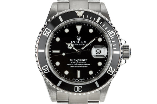 2001 Rolex Submariner 16610