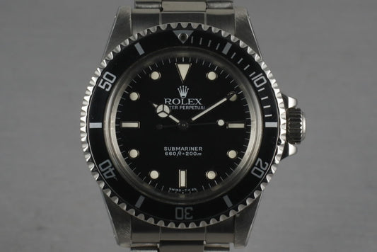1987 Rolex Submariner 5513 with Box and Papers