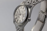 1972 Rolex Datejust 1601 Silver Dial with Box and Papers