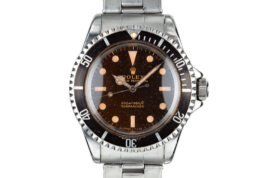 1965 Rolex Submariner 5513 with Tropical Gilt Dial