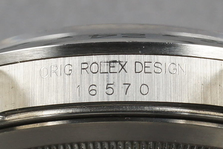 FS: Rolex Explorer II 16570 White Dial Unpolished