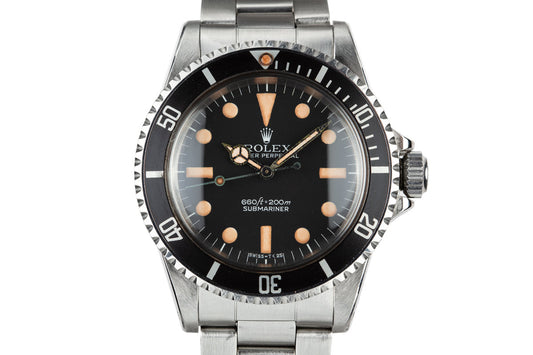 1977 Rolex Submariner 5513 with MK I Maxi Dial