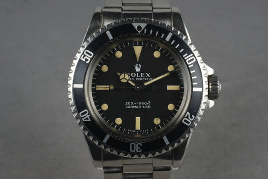 1967 Rolex Submariner  5513 Meters First
