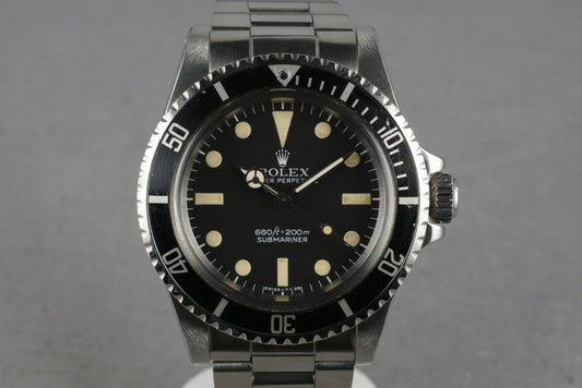1978 Rolex Mk I Maxi Dial Submariner 5513