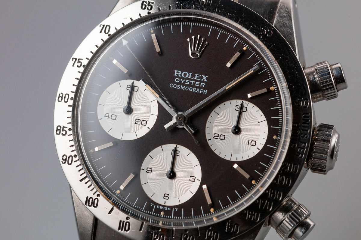 1971 Rolex Daytona 6265 with Dark Chocolate Tropical Dial