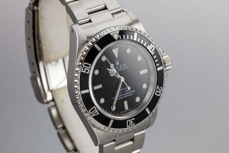 2012 Rolex Submariner 14060M with Four Line Dial