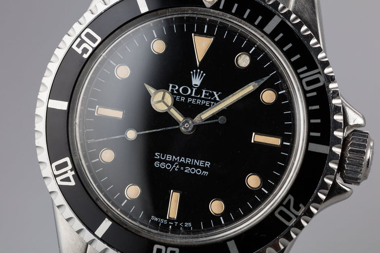 1962 Rolex Submariner 5512 Service Dial with Service Papers