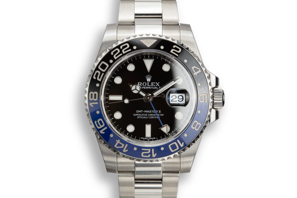 2017 Rolex GMT-Master II 116710 BLNR "Batman" with Box and Papers