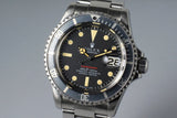 1972 Rolex Red Submariner 1680 Mark IV Dial with Box and Papers