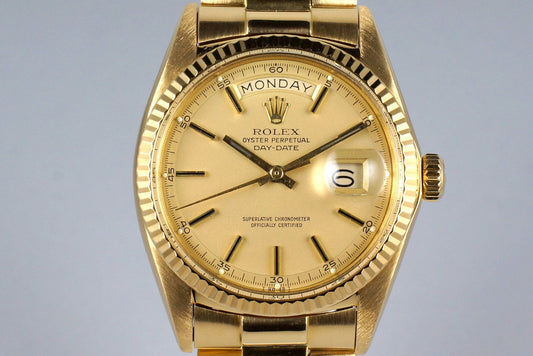 1971 Rolex YG Day-Date 1803 Champagne Dial