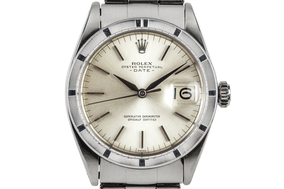 1963 Rolex Date 1500 with Service Papers