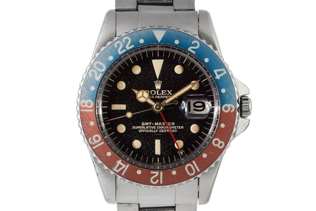 1963 Rolex GMT 1675 Gilt Underline Dial