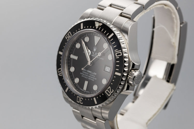 2015 Rolex Ceramic Sea-Dweller 4000 Ref:116600 with Box and Papers