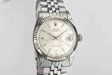 1968 Rolex DateJust 1601 with No Lume Silver Dial