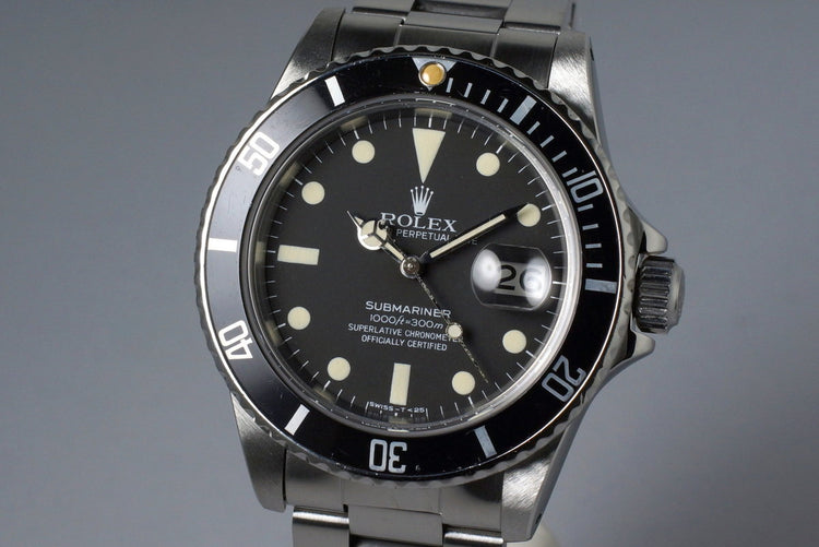 1981 Rolex Submariner 16800 Matte Dial