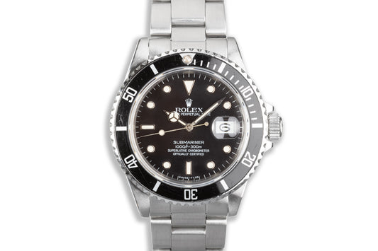 1991 Rolex Submariner 16610 Tritium Lume