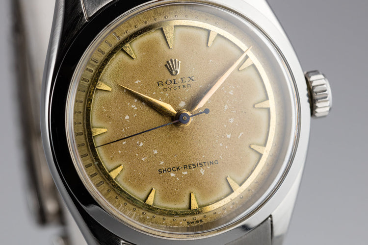 1955 Rolex Oyster 6480 with No Lume "Banana" Dial