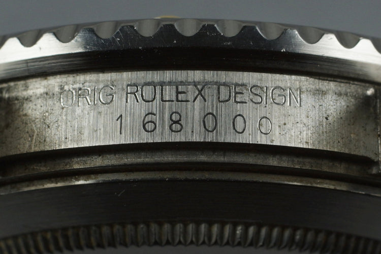 1986 Rolex Submariner 168000