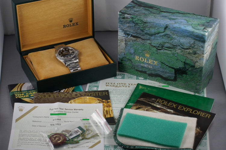 1999 Rolex Explorer II 16570 with Box and Papers