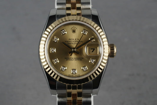2008 Rolex Ladies Tone Datejust  179173
