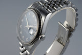 1999 Rolex DateJust 16234 with Factory Blue Diamond Dial