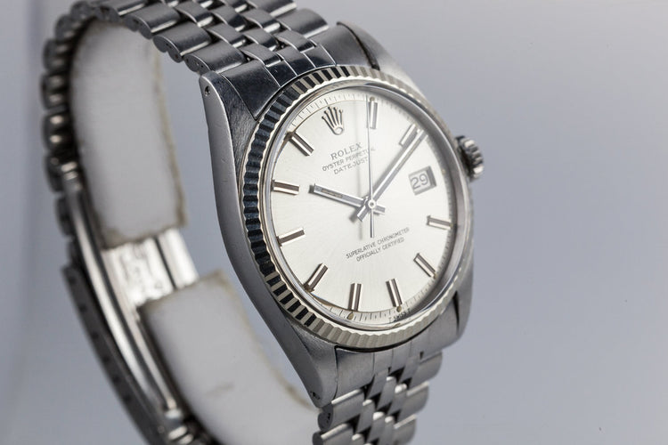 1970 Rolex DayJust 1601 Silver "Wideboy" Dial