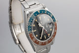 1963 Rolex Pointed Crown Guard Case GMT-Master 1675 with Gilt Dial