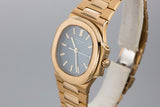 1992 18L YG Patek Phlippe Nautilus 3800/1 with Box and Extract from the Archives