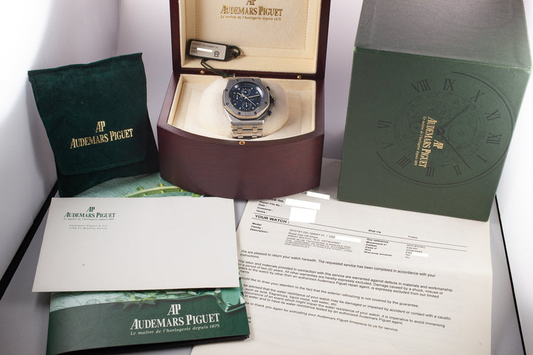 Audemars Piguet Royal Oak Offshore 25721ST.OO.1000ST.01 with Box and Service Papers