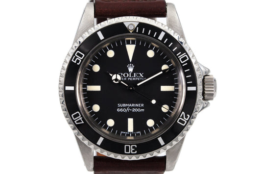 1965 Rolex Submariner 5513 with Mark 4 Maxi Dial
