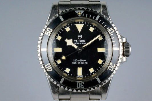 1972 Tudor Submariner 7016/0 Black Snowflake Dial