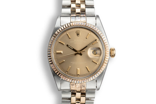 1969 Rolex Two-Tone DateJust1601 with Brown Dial