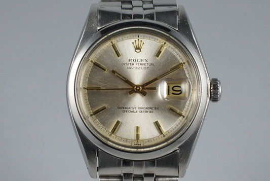 1969 Rolex DateJust 1600 Silver Dial