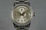 Rolex Vintage 18K White Gold  Day Date 1803 Factory Diamond Dial and Bezel
