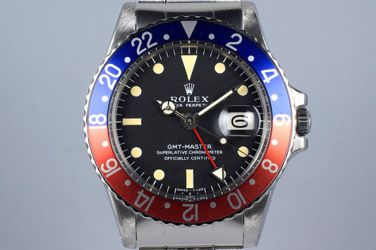 1971 Rolex GMT 1675 Mark I Dial