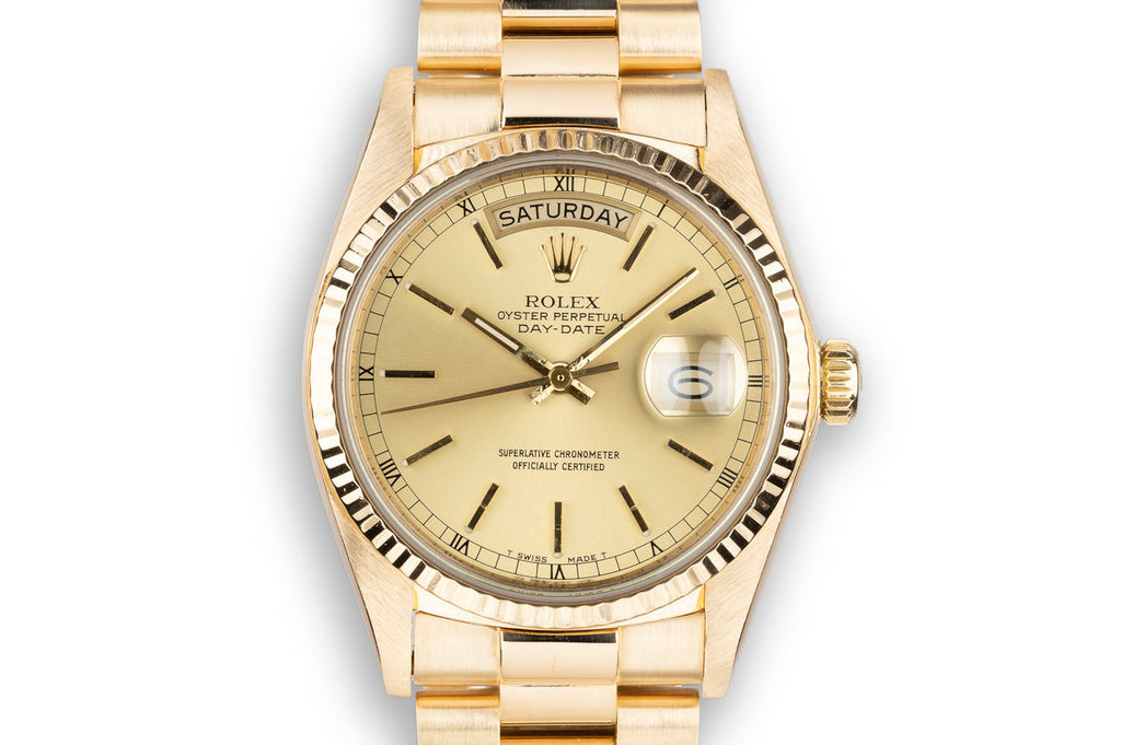 1978 Rolex Day-Date 18038 Champagne Dial