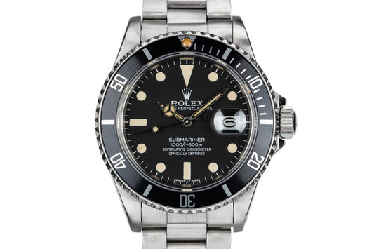 1982 Rolex Submariner 16800 Matte Dial