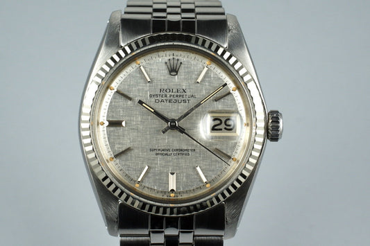 1977 Rolex DateJust Linen Dial 1601